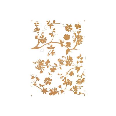 Wandtattoo KOMAR "Frasca - Größe 50 x 70 cm", braun (bronzefarben), B:50cm, Folie, Wandtattoos, selbstklebend, Wandsticker Image
