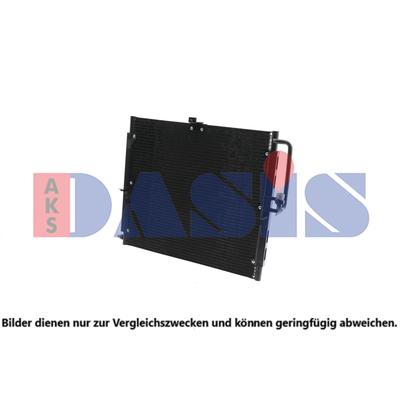 AKS DASIS Kondensator, Klimaanlage für MERCEDES-BENZ 4635000454 A4635000454 122049N Image