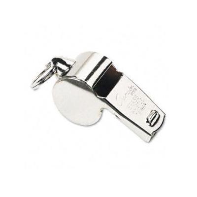 Champ Sprt Sports Whistle, Heavy-Duty Metal, Silver, Dozen