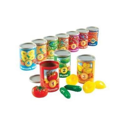 1 To 10 Counting Cans - LER6800 Learning Resources Play Food