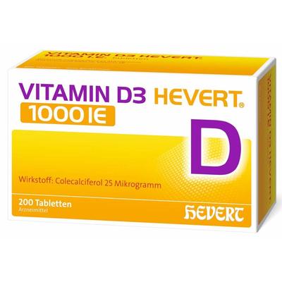 Vitamin D3 Hevert 1000 I.e. Tabletten 200 St Image