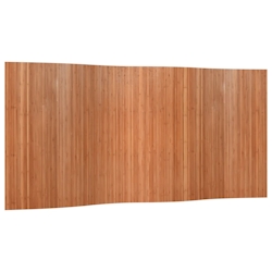 vidaXL Paravent Braun 165x400 cm Bambus Image