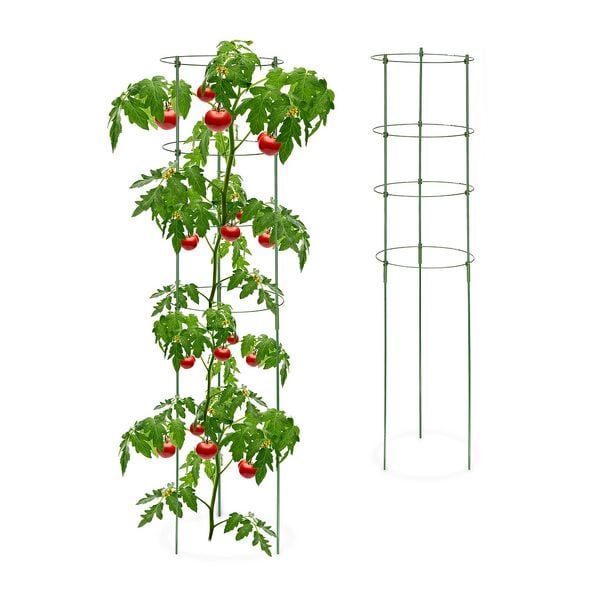 relaxdays 2er-Set Rankhilfe 120 cm Image