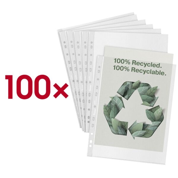 bene Prospekthüllen A4 transparent Polypropylen (PP) 100 Stück transparent Image
