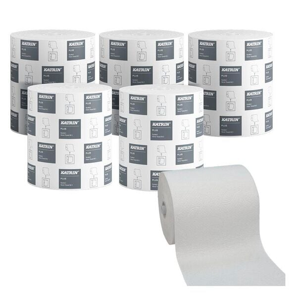 Katrin Papierhandtücher »System M2« 2-lagig weiß weiß, 20.9 cm Image