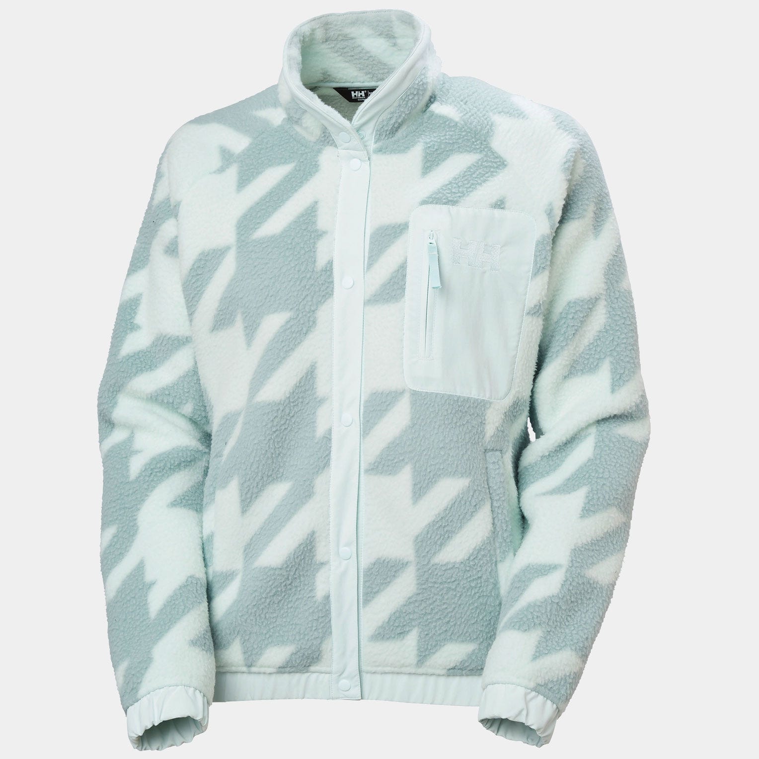 Helly Hansen Damen Imperial Bedruckte Fleece-jacke Mit Druckknöpfen XS Image