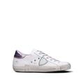 PHILIPPE MODEL Sneaker donna bianca/lilla in pelle