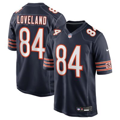 Chicago Bears NFL 2025 Draft First Round Pick Nike Game Heimtrikot - Marineblau - Colston Loveland - Herren Image