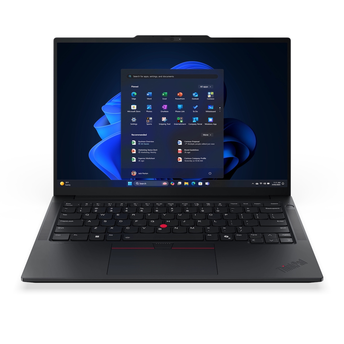 Lenovo ThinkPad E14 G7 (Black, 14" WUXGA, AMD Ryzen™ 5 220, 96 GB RAM, 500 GB SSD) mit Windows 11 Pro Image
