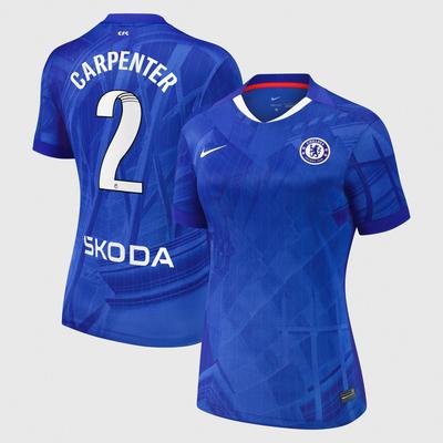 Chelsea WSL Stadion Heimtrikot 2025-26 - Damen mit Aufdruck Carpenter 2 Image