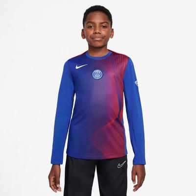 PSG Nike Langarm Pre Match Oberteil - Royal - Kinder Image