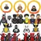 Marvel Blade Wolverine Deadpool personaggio classico blocchi di costruzione Giocattolo in mattoni mini modello bambola regalo di compleanno per le vacanze dei bambini