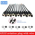 Cavo connettore GX12 impermeabile 2/3/4/5/6 Pin 0.3/0.5/0.75 Spina aeronautica quadrata maschio femmina IP67 Cavo di prolunga RVV esterno