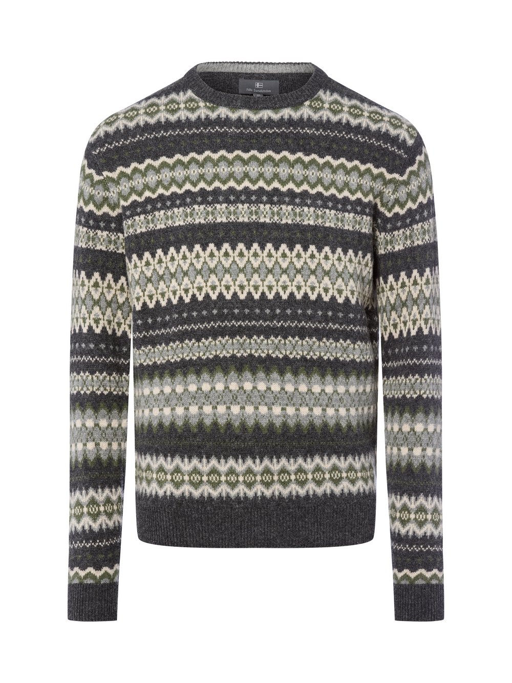 Nils Sundström Strickpullover Herren grau, XXL Image