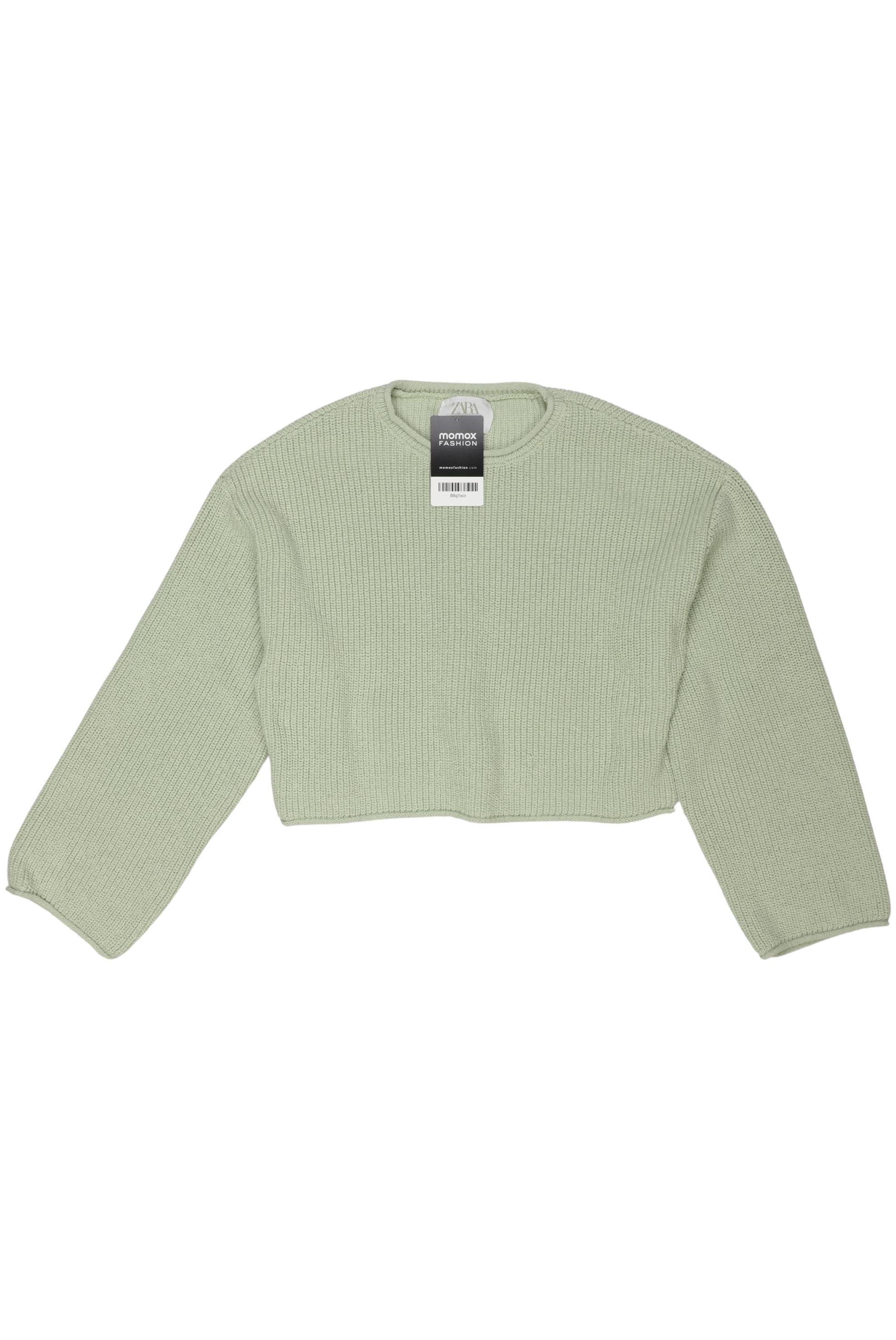 Zara Mädchen Pullover, Gr. 164, hellgrün, Synthetik