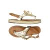 Anna Field Damen Sandale, Gr. 38, gold, Kunstleder