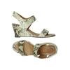 Chie Mihara Damen Sandale, Gr. 41, beige, Leder