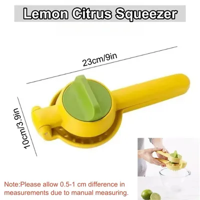 2-In-1 Hand Juicer Lemon Lime Squeezer Portable Juicer Simple Juicer Home Utilities Tool Max Extraction Manual Citrus Juicer