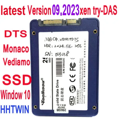 latest 2023.09 Full software for MB STAR C4/C3/C5 SSD/HDD Fit For Most laptop as D630/CF19/CF30/X200/T420 with x-enty-HHT WIN