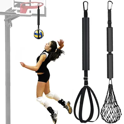 Volleyball Spike Trainer Self-Training Volleyball Resistance Band with Adjustable Belt Wear Resistant for Beginners
