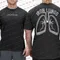 Iron Lungs Fitness Print Tshirt For Men Summer Rogue Men's and Women's Gym Workout Quick Drying Tshirts Man Keep Fit Clothing
