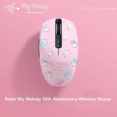 Razer My Melody 50th Anniversary Edition Wireless Gaming Mouse 2 Wireless Modes 60g ultra-Lightweight 18KDPI Optical Sensor Mice