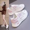 Neue Damen Mesh Atmungsaktive Sportschuhe Frühling und Herbst Studenten Laufen Leichte Weiche Unterseite Kleine Weiße Schuhe Casual
