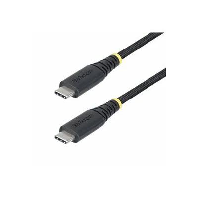StarTech.com 240W PD Silicon USB-C Cable USB 2 0 Braided Jacket, 6ft