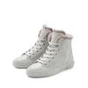 Stiefelette ELBSAND, Damen, Gr. 36, grau (hellgrau), Obermaterial: 94% Lederimitat, 6% Textilmaterial. Decksohle: 100% Textilmaterial. Futter: 100% Textilmaterial. Laufsohle: 100% Synthetik, unifarben, used, casual, Schuhe, Stiefel, Boots,...