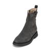 Stiefel MARC O'POLO "mit flauschigem Warmfutter", Damen, Gr. 39, schwarz (schwarz graphite), Obermaterial: 100% Leder (Rind), unifarben, Schuhe