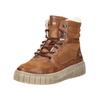 Sneaker MUSTANG SHOES "Mustang Shoes Sneaker Lederimitat", Damen, Gr. 38, braun (cognac), Lederimitat, casual, Schuhe