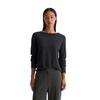 Strickpullover MARC O'POLO "aus softem Schurwolle-Mix", Damen, Gr. XXL, blau (deep night blau), Obermaterial: 50% Schurwolle, 33% Viskose, 17% Polyamid, unifarben, casual, U-Boot-Ausschnitt, Langarm, Pullover