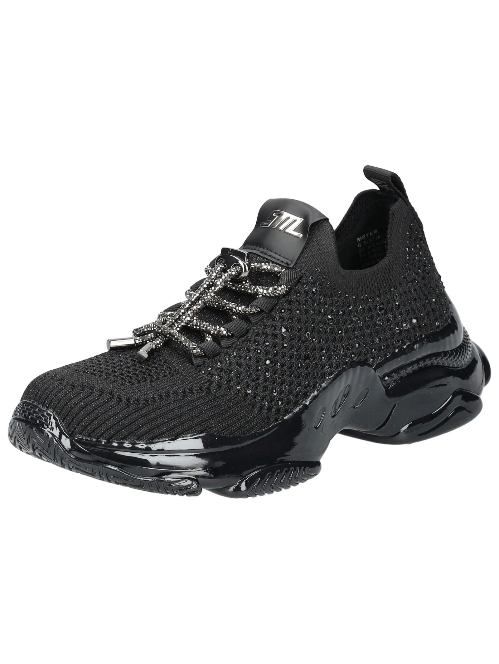 Sneaker STEVE MADDEN "STEVE MADDEN Sneaker Textil", Damen, Gr. 38, schwarz kombi, Textil, Schuhe Sneaker Image