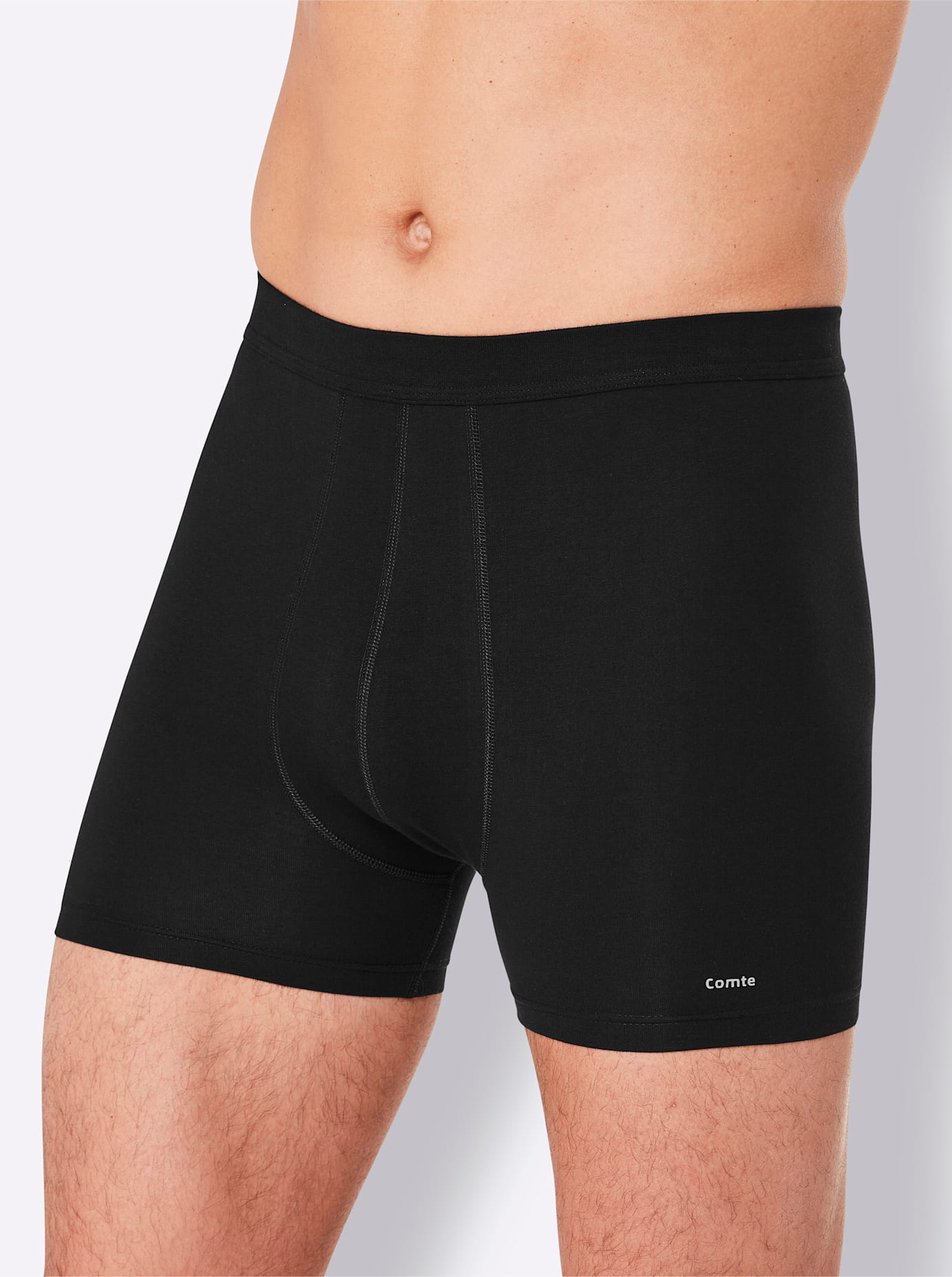 Panty COMTE, Herren, Gr. 9, schwarz, 95% Baumwolle, 5% Elasthan, Unterhosen Image