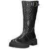 Stiefel STEVE MADDEN "STEVE MADDEN Stiefel Leder", Damen, Gr. 37, schwarz, Leder, casual, Schuhe