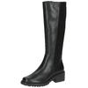 Stiefel CAPRICE "Caprice Stiefel Leder/Textil", Damen, Gr. 40, schwarz, Leder, Textil, casual, Schuhe