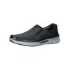 Slipper HUSH PUPPIES "Hush Puppies Slipper Leder", Herren, Gr. 41, grau (dunkelgrau), Leder, casual, Schuhe