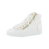 Sneaker PAUL GREEN "Paul Green Sneaker Glattleder", Damen, Gr. 40,5, weiß (weiß, gold), Glattleder, casual, Schuhe