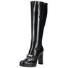 High-Heel-Stiefel NERO GIARDINI "Nero Giardini Stiefel Nappaleder", Damen, Gr. 38, schwarz, Nappaleder, elegant, Schuhe