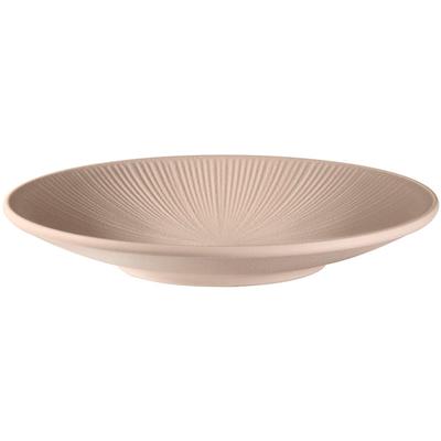 Teller APS "Servierteller "NERO" Ø 21 cm, Höhe ca. 3 cm", beige (sand), B:21,00cm H:3,00cm L:21,00cm T:21,00cm Ø:21,00cm, Melamin, Speiseteller, aus Melamin, kratzfest, bruchsicher und spülmaschinengeeignet Image