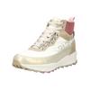 Schnürstiefelette NAPAPIJRI "Napapijri Stiefelette Veloursleder/Textil", Gr. 38, weiß (weiß, beige), Veloursleder, Textil, casual, Schuhe