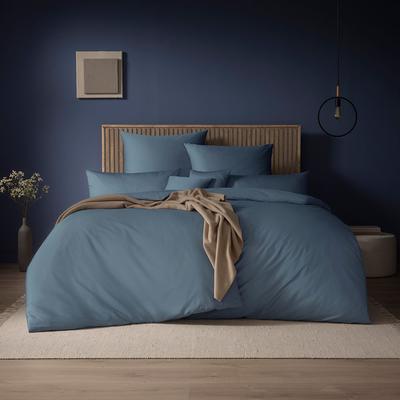 Bettwäsche ESTELLA "Valetta", grau (taube), B/L: 155cm x 220cm, , Mako-Satin, B/L: 80cm x 80cm, Mako-Satin, Obermaterial: 100% Baumwolle, Bettwäsche Image