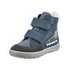 Stiefelette RICOSTA "Ricosta Stiefelette Lederimitat/Textil", Kinder, Gr. 31, bunt (blau, grau), Lederimitat, Textil, casual, Schuhe