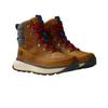 Winterstiefel THE NORTH FACE "M BERGEN LEATHER WP", Damen, Gr. 42, timber tan, tnf rot, Leder, sportlich, Schuhe, aus Leder, wasserdicht