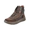 Schnürstiefelette LEGERO "Legero Stiefelette Veloursleder/Textil", Damen, Gr. 38, braun, Veloursleder, Textil, casual, Schuhe