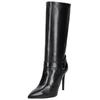High-Heel-Stiefel NERO GIARDINI "Nero Giardini Stiefel Nappaleder", Damen, Gr. 37, schwarz, Nappaleder, casual, Schuhe