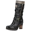High-Heel-Stiefel MUSTANG SHOES "Mustang Shoes Stiefel Lederimitat", Damen, Gr. 41, schwarz, Lederimitat, casual, Schuhe