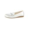 Slipper PAUL GREEN "Paul Green Slipper Leder", Damen, Gr. 39, silber (metallic silber), Leder, casual, Schuhe