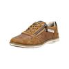 Sneaker MUSTANG SHOES "Mustang Shoes Sneaker Lederimitat", Herren, Gr. 43, braun (hellbraun), Lederimitat, casual, Schuhe