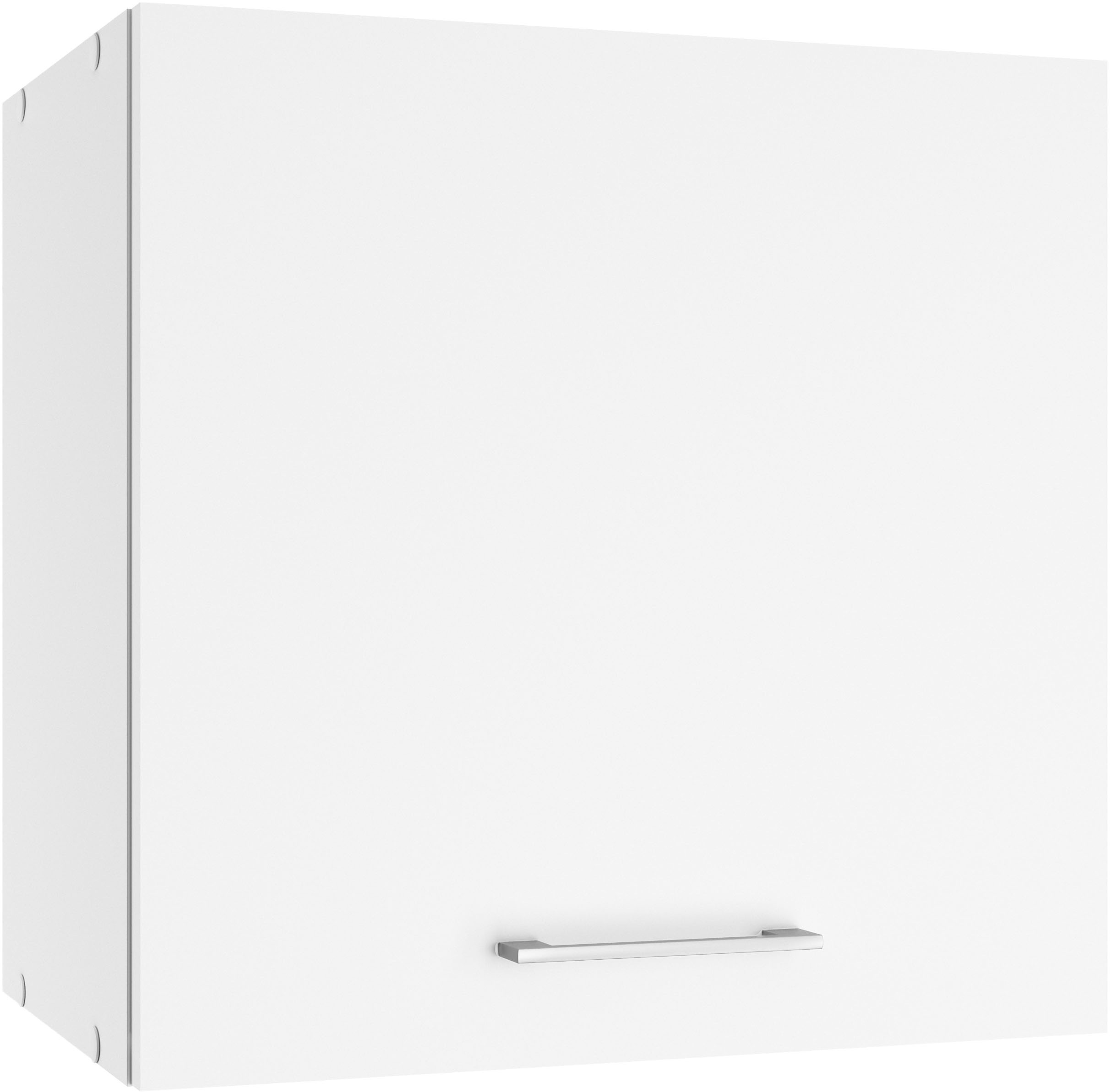 Hängeschrank KOCHSTATION "KS-Milan", weiß, B:60cm H:57cm T:34cm, Spanplatte, Schränke, Hängeschrank, Hängeschrank 60 cm, matte oder hochglänzende Fronten